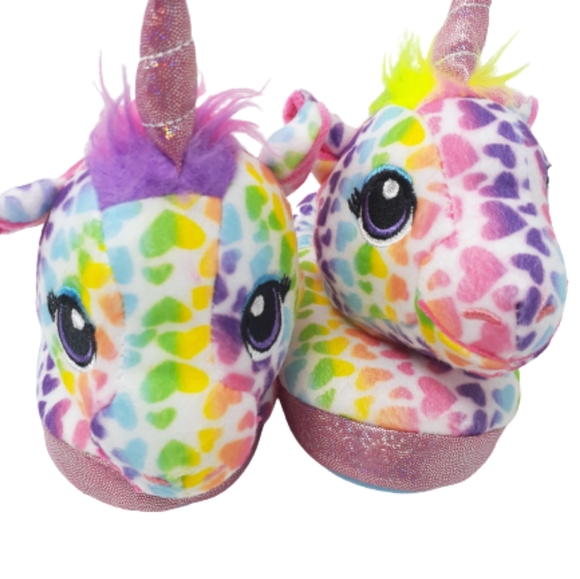 Build A Bear Unicorn Non Skid Plush Slipper - Picture 2 of 7